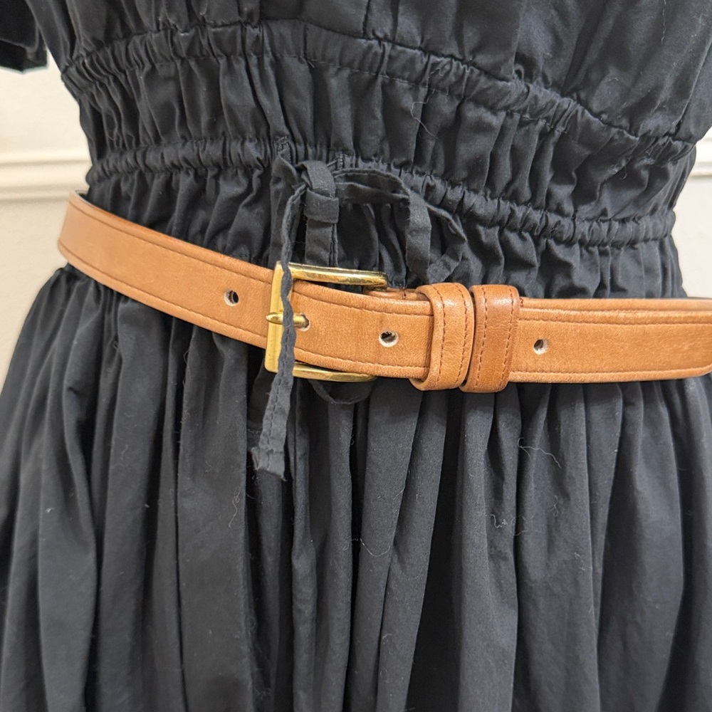 Coach Tan cowhide Leather Belt with Brass Buckle✨ - Picture 4 of 12